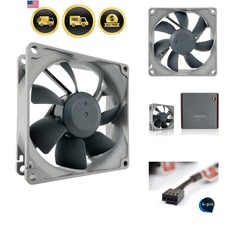 High Performance Cooling Fan, 4-Pin, 1800 RPM 80mm, Grey picture