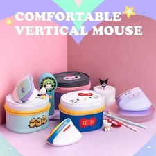 SANRIO x ROYCHE COMFORTABLE VERTICAL MOUSE HELLO KITTY, KUROMI, POCHACCO picture
