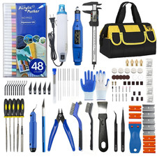 147PCS 3D Printer Tools Kits 3D Printer Accessory Tool Bag Wide Mouth Open picture