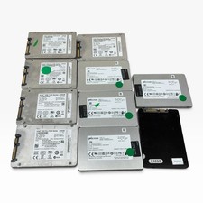 Lot of 10 SSD 2.5” SATA Micron 256GB Intel 240GB Unbranded Mixed Models Used picture