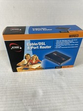 Network Everywhere NR041-WM Wired Cable DSL 4 Port Router Broadband New picture