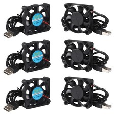 6Pcs 50mm Fan USB x10mm Brushless Cooling DC 5V 5010  picture