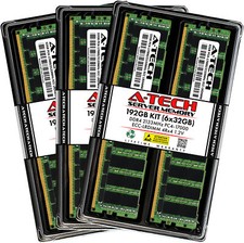 A-Tech 192GB 6x 32GB 4Rx4 PC4-17000L DDR4 2133 MHz ECC LRDIMM Server Memory RAM picture