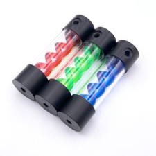 200mm G1/4 Blue Cylinder T-Virus Reservoir Helix Suspension Water Cooling Tank picture