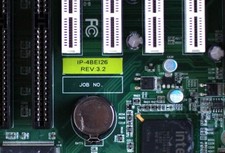 Motherboard industrial skt 478 845e, 3 isa, 4 pci, 2lan/4usb/a/p  shield picture
