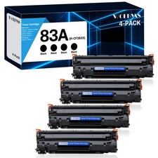 83A CF283A Black Toner Cartridge Compatible Replacement for HP 83A CF283A 83X CF picture