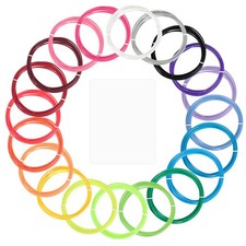 3D Pen Filament Refills, 20 Colors 3D Pen PLA Filament 1.75mm, 200 Feet in Total picture