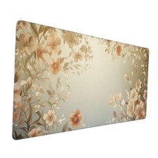 Cute Floral Aesthetic Daisy Gaming Mouse Pad, Muted Muted Green Dreamy Daisy-56 picture