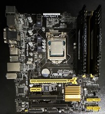 ASUS B85M-E MicroATX LGA1150 Motherboard w/ Core i7 3.6GHz CPU + DDR3 RAM picture