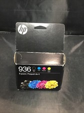 Authentic HP 936 Standard Capacity Ink Cartridges 4 Pack (6C3Z5LN) EXPIRES 01-28 picture