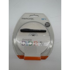 Memorex 10 Pack Printable DVD-R 4.7GB 16X 120min Blank Media with Marker NEW picture