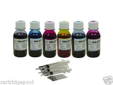Refill Ink kit for HP 844 Star 845 moon cartridge BK C PC M PM Y 6x4oz/6s picture