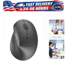 seenda Ergonomic Wireless Mouse 52° Vertical Bluetooth Mouse for Laptop PC picture