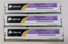 Corsair XMS3 Platinum 6GB (3x2GB) DDR3 1600MHz RAM Kit TR3X6G1600C9 9-9-9-24 picture