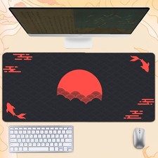 1pc High-Definition Printed Pattern Mouse Pad, Aesthetic Fish Theme Pattern Tr picture