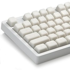 XVX White Jade Keycaps, Double Shot PBT 132 Keys, Translucent picture