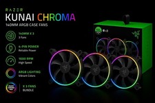 🔥 Razer Kunai 140mm ARGB Chroma Fans (3 fans) | Fast Ship | US Seller 🔥 picture