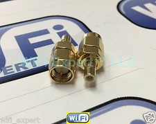 SMA Male To SMB Male  Antenna Adapter Converter SMA PLUG to SMB Straight USA picture