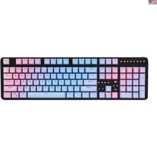 Double Shot 104 Dyed PBT Shine Through Keyset OEM Profile Keycap Set for Cher... picture