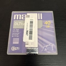 MAXELL DLT Tape IV 40GB 1/2inch Tape Cartridge NEW Factory Sealed picture
