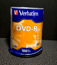 Verbatim DVD-R-4.T GB 16X 100 Pack Spindle New Open Box  picture
