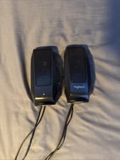 Logitech S120 Stereo Computer Speakers 2.0 - Wired 3.5mm Aux & AC Power (Black) picture