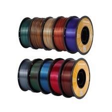 Kingroon PLA Filament, Multicolor Silk PLA Filament, Dual Color 3D Printer Fi... picture