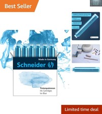 Set of 6 High-Quality Pastel Ink Cartridges in Ice Blue - Perfect for Journaling picture
