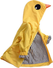 Toddler Duck Rain Jacket — Cute Cartoon Animal Hooded Raincoat for Boys & Girls picture