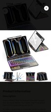 Clear Wireless Keyboard Case for iPad Pro 11 Inch (M5/M4) 2025/2024 picture