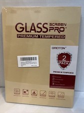Omoton Glass Screen Pro Premium Tempered for ipad, 10.2, Air 3, Pro 10.5 2-Pack. picture
