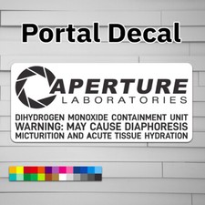 Aperture Laboratories Vinyl Decal (Sticker, Car laptop window tumbler water bott picture