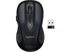 Logitech M510 Wireless Computer Mouse for PC with USB Unifying Receiver - Black picture