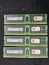 64GB 4x MICRON 16GB 2Rx4 MTA36ASF2G72PZ PC4-17000 DDR4-2133 ECC RAM TESTED picture