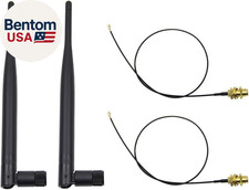 2 X 2.4Ghz 6Dbi Indoor Omni-Directional Wifi Antenna 802.11N/B/G RP-SMA Female C picture