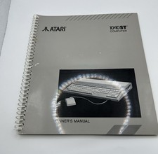 Atari 1040ST Owner's Manual Spiral Bound Vintage MPN C070537-001/A picture