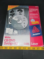 New Sealed Avery CD & DVD Design Kit White 5691 for Laser Printer picture