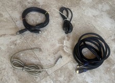 Lot of 4  HDMI Cables Used - Various cables picture