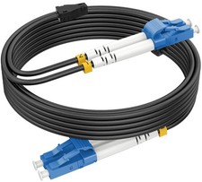 RamboCables OS2 LC-LC Single Mode Fiber Patch Cable Armored 500ft/150m picture