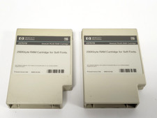 Vintage 1990s Lot of 2 HP 22707B Soft Fonts Cartridge from DeskJet 550C Printer picture