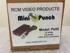 Mini Punch PS-55 / 12 Volts 5.5 Amps  4-Pin XLR Connection  Power Supply picture