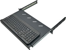 Electriduct 1U Keyboard Tray - Fully Extendable Universal 19