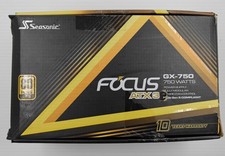 SeaSonic Focus GX-750 Modular Power Supply 80+750W Gold with original box picture