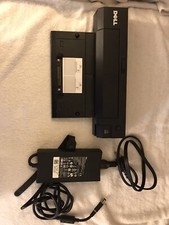 Dell Laptop Docking Station E-Plus PRO2X With Dell 130W AC adapter DP vJCH5 picture