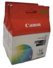 Lot Of 3) Twin Packs Genuine Canon BCI-16 Color Ink 16 Color ~6 Inks -New Sealed picture