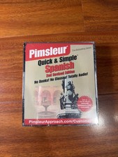 Pimsleur Spanish Quick & Simple Audio CD New Sealed Language Learning Course   picture
