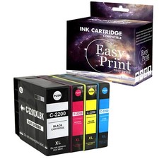 4PK PGI 2200 Ink Cartridge for Canon Maxify MB5420 iB4020 iB4120 Printer,BCMY picture