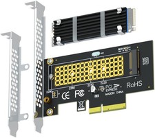 GLOTRENDS PA09-HS M.2 NVMe to PCIe 4.0 X4 Adapter with Heatsink for Black  picture