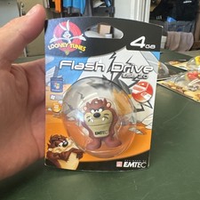 Sealed Looney Tunes EMTEC Flash Drive USB 4Gb Taz Tazmanian Devil picture