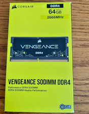 Corsair Vengeance 64GB 2x32GB DDR4 2666MHz SODIMM Laptop Memory Kit NEW) picture